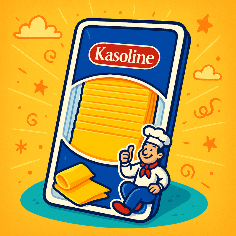 Kasoline Cheddar Scheibenkäse 1kg