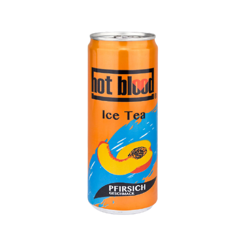 Hot Blood Eistee Pfirsich 0,33l