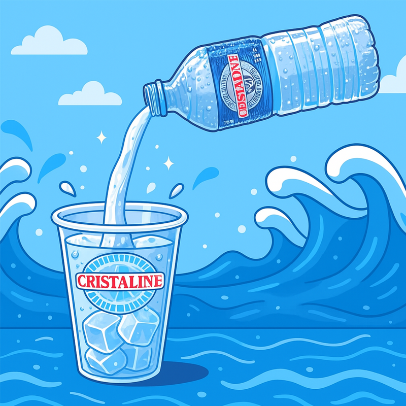 Wasser Christaline 0,5l