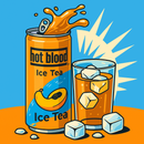 Hot Blood Eistee Pfirsich 0,33l